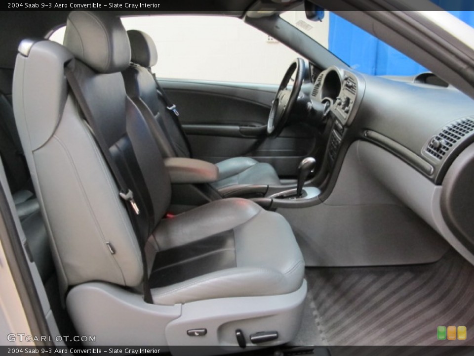 Slate Gray Interior Photo for the 2004 Saab 9-3 Aero Convertible #72186944