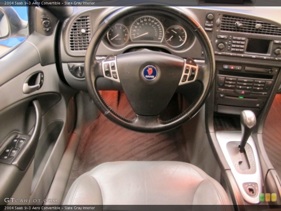 Slate Gray Interior Dashboard for the 2004 Saab 9-3 Aero Convertible #72186984
