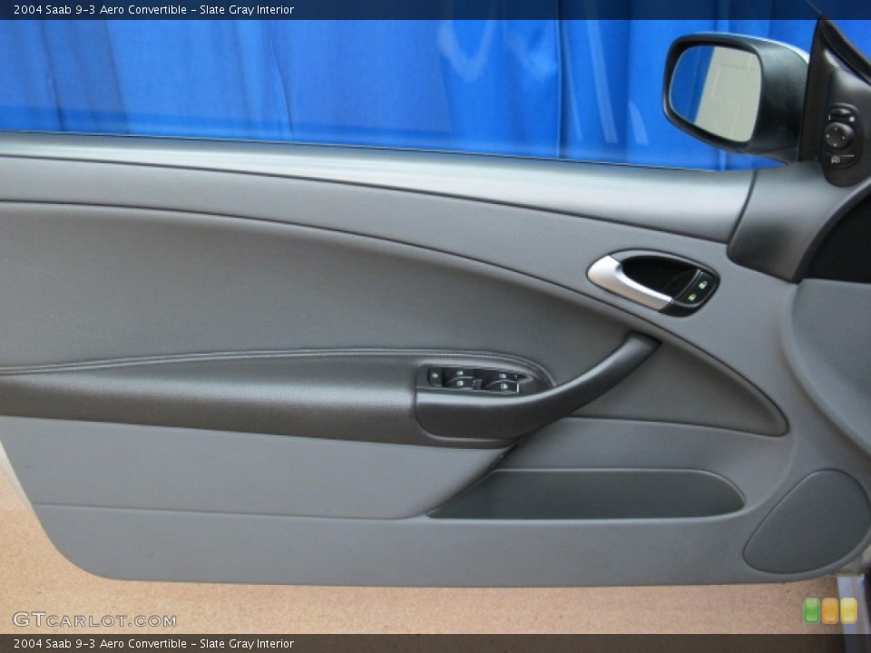 Slate Gray Interior Door Panel for the 2004 Saab 9-3 Aero Convertible #72187254