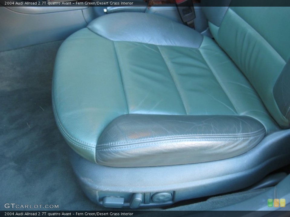 Fern Green/Desert Grass Interior Front Seat for the 2004 Audi Allroad 2.7T quattro Avant #72187404