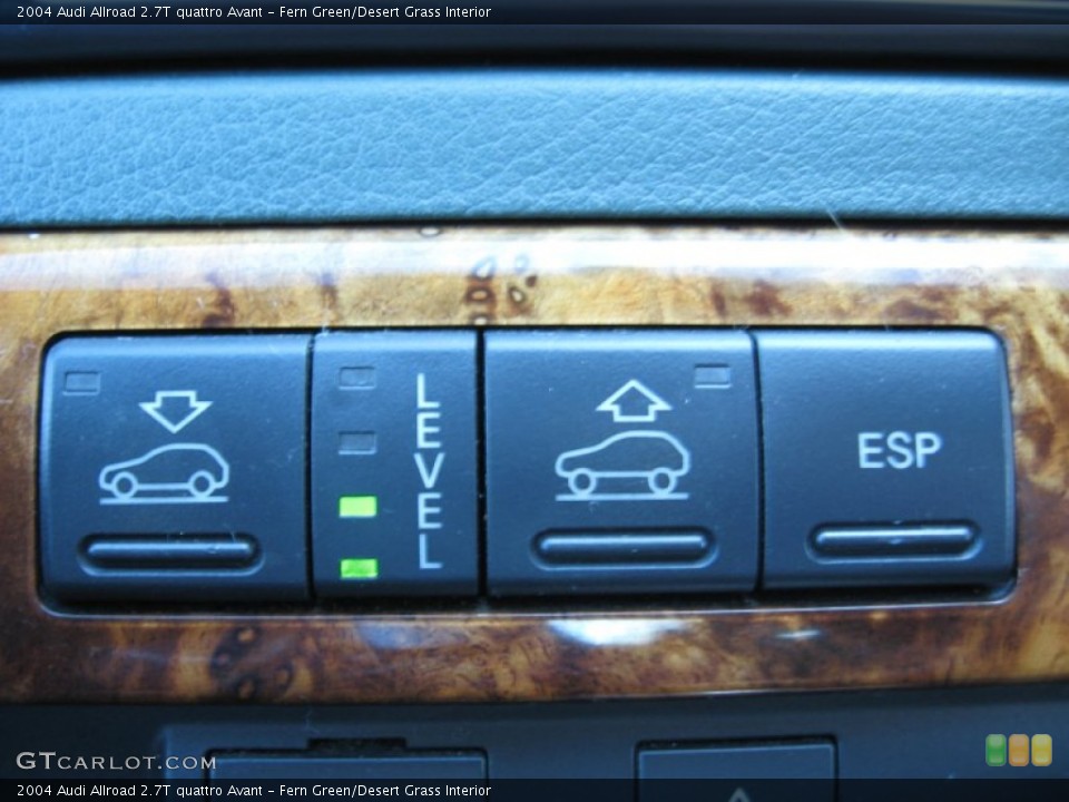 Fern Green/Desert Grass Interior Controls for the 2004 Audi Allroad 2.7T quattro Avant #72187711