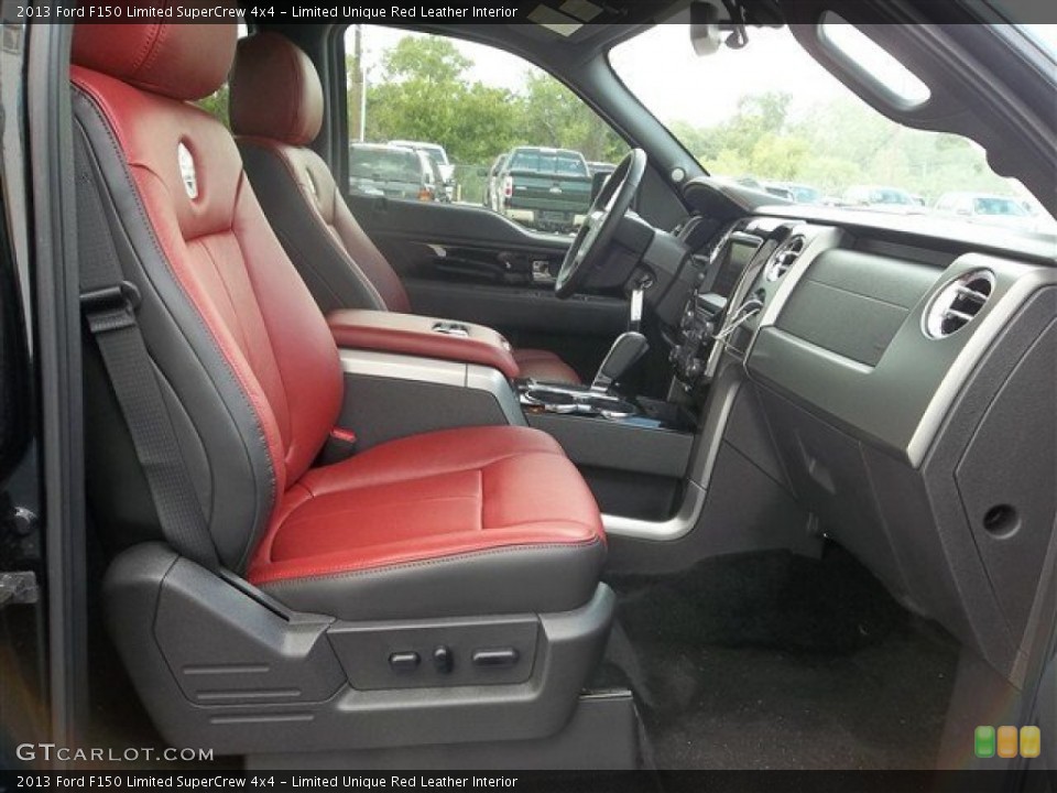 Limited Unique Red Leather Interior Photo for the 2013 Ford F150 Limited SuperCrew 4x4 #72191742