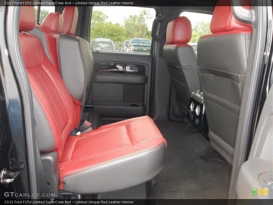 Limited Unique Red Leather Interior Photo for the 2013 Ford F150 Limited SuperCrew 4x4 #72191844