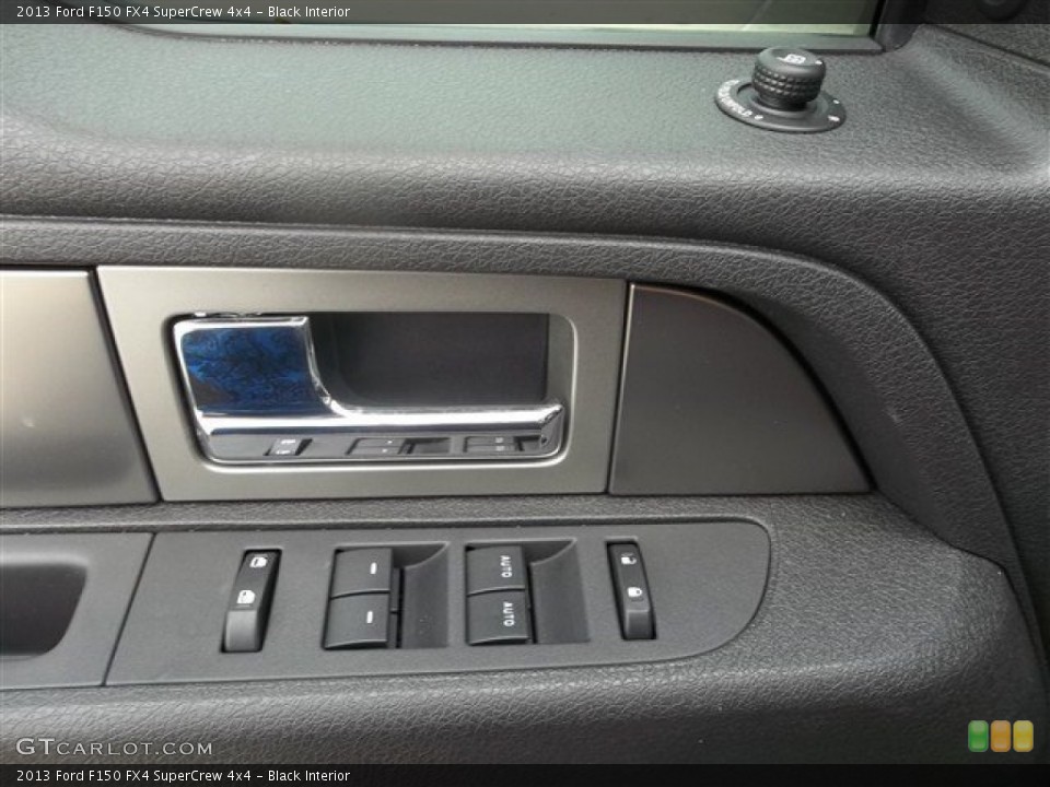 Black Interior Controls for the 2013 Ford F150 FX4 SuperCrew 4x4 #72192840