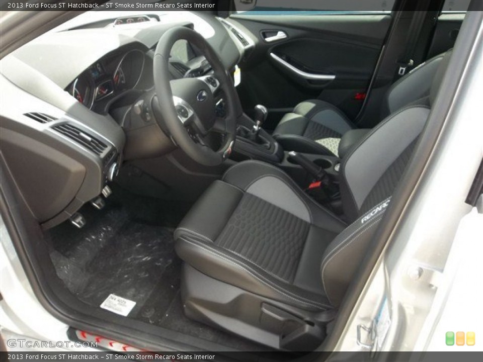 ST Smoke Storm Recaro Seats Interior Photo for the 2013 Ford Focus ST Hatchback #72193521