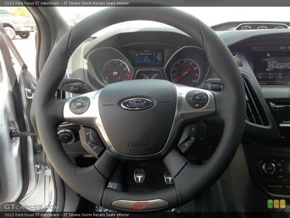 ST Smoke Storm Recaro Seats Interior Steering Wheel for the 2013 Ford Focus ST Hatchback #72193569