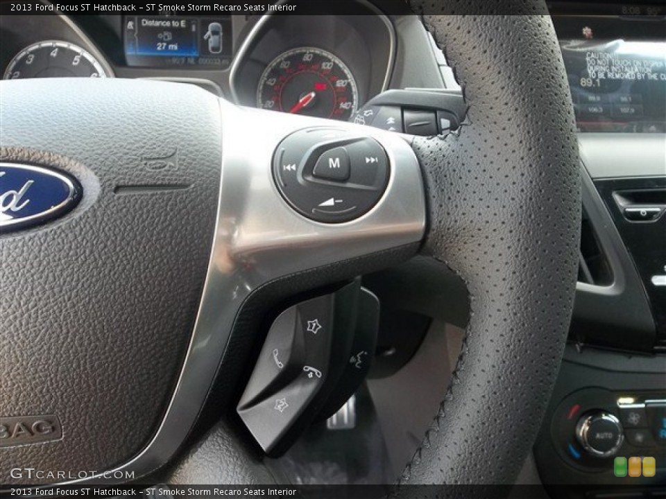 ST Smoke Storm Recaro Seats Interior Controls for the 2013 Ford Focus ST Hatchback #72193578