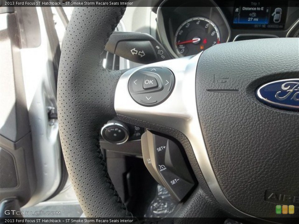 ST Smoke Storm Recaro Seats Interior Controls for the 2013 Ford Focus ST Hatchback #72193586