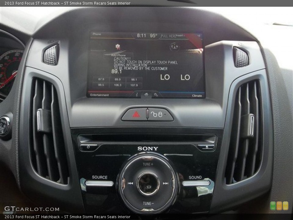 ST Smoke Storm Recaro Seats Interior Controls for the 2013 Ford Focus ST Hatchback #72193764