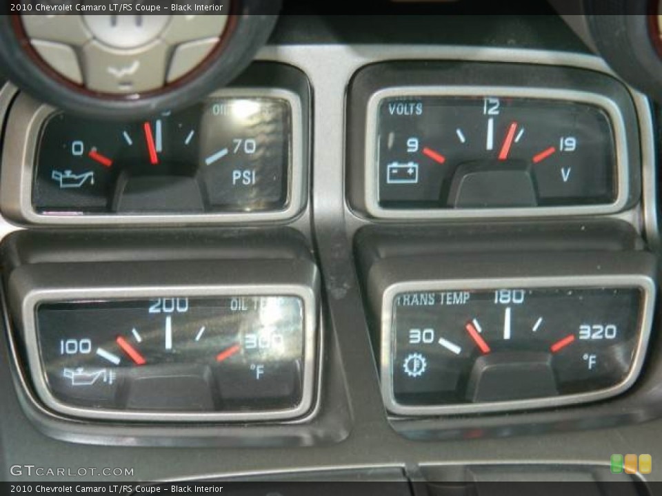 Black Interior Gauges for the 2010 Chevrolet Camaro LT/RS Coupe #72196056