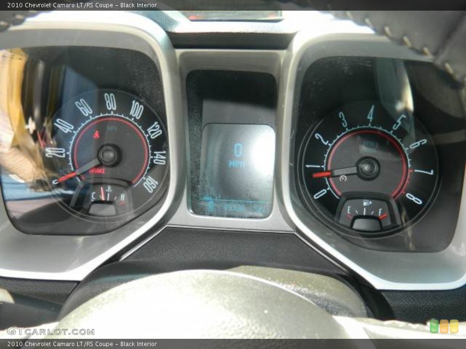 Black Interior Gauges for the 2010 Chevrolet Camaro LT/RS Coupe #72196068