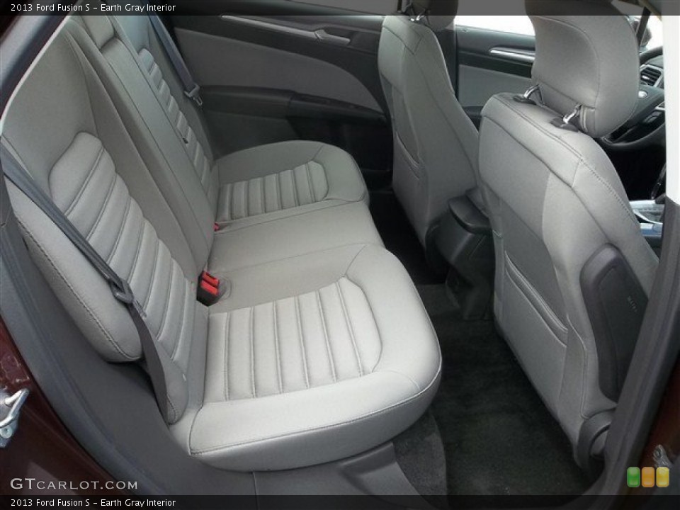 Earth Gray Interior Photo for the 2013 Ford Fusion S #72197043