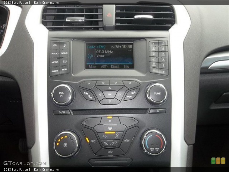 Earth Gray Interior Controls for the 2013 Ford Fusion S #72197049