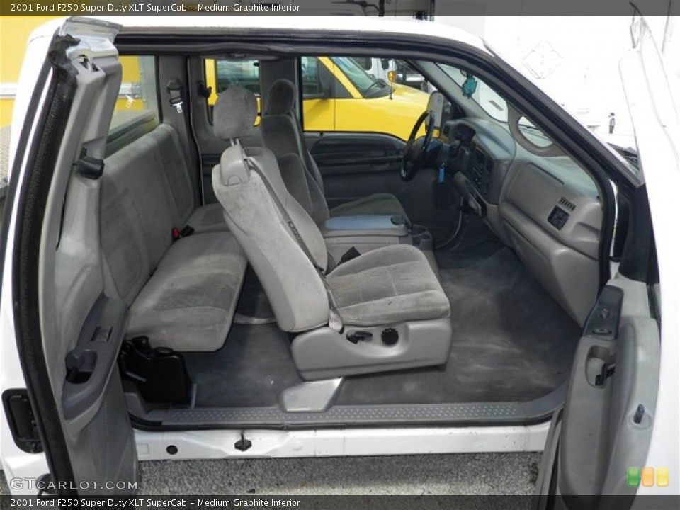 Medium Graphite Interior Prime Interior for the 2001 Ford F250 Super Duty XLT SuperCab #72200673