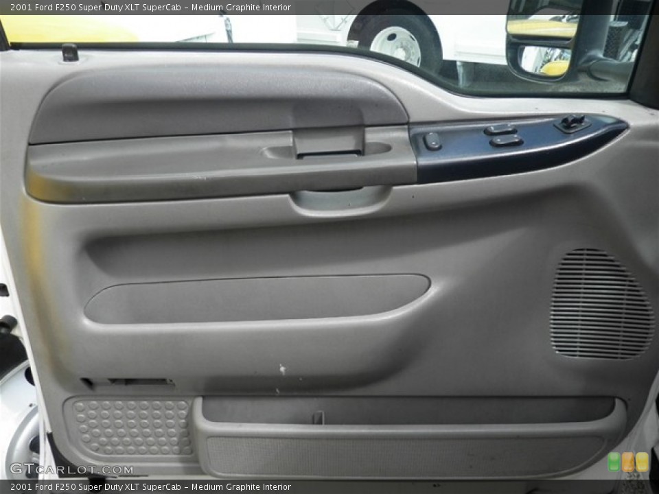Medium Graphite Interior Door Panel for the 2001 Ford F250 Super Duty XLT SuperCab #72200828