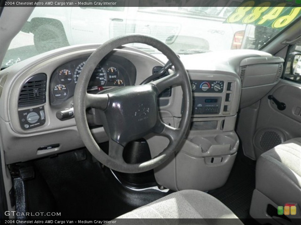 Medium Gray Interior Prime Interior for the 2004 Chevrolet Astro AWD Cargo Van #72203193