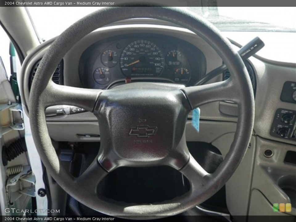 Medium Gray Interior Steering Wheel for the 2004 Chevrolet Astro AWD Cargo Van #72203196