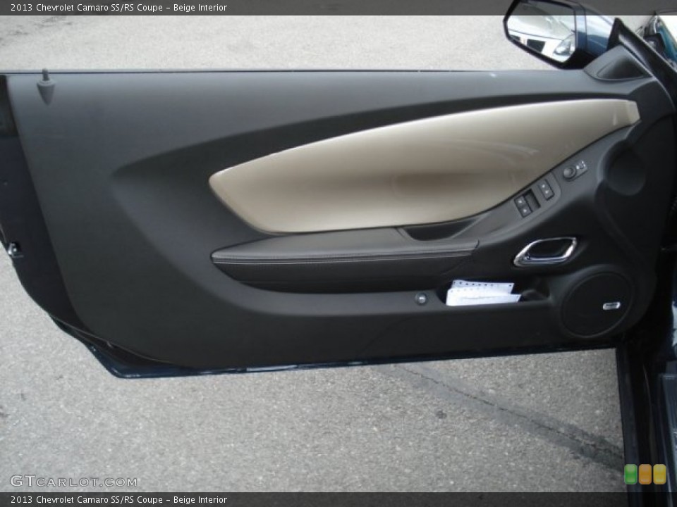 Beige Interior Door Panel for the 2013 Chevrolet Camaro SS/RS Coupe #72205477