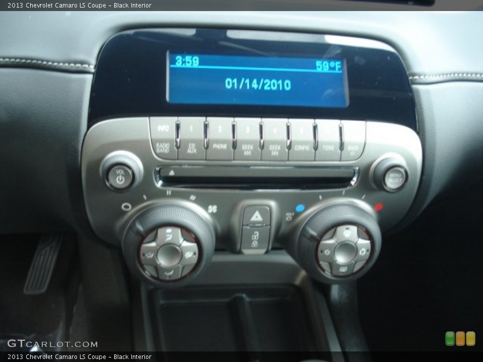 Black Interior Controls for the 2013 Chevrolet Camaro LS Coupe #72205961