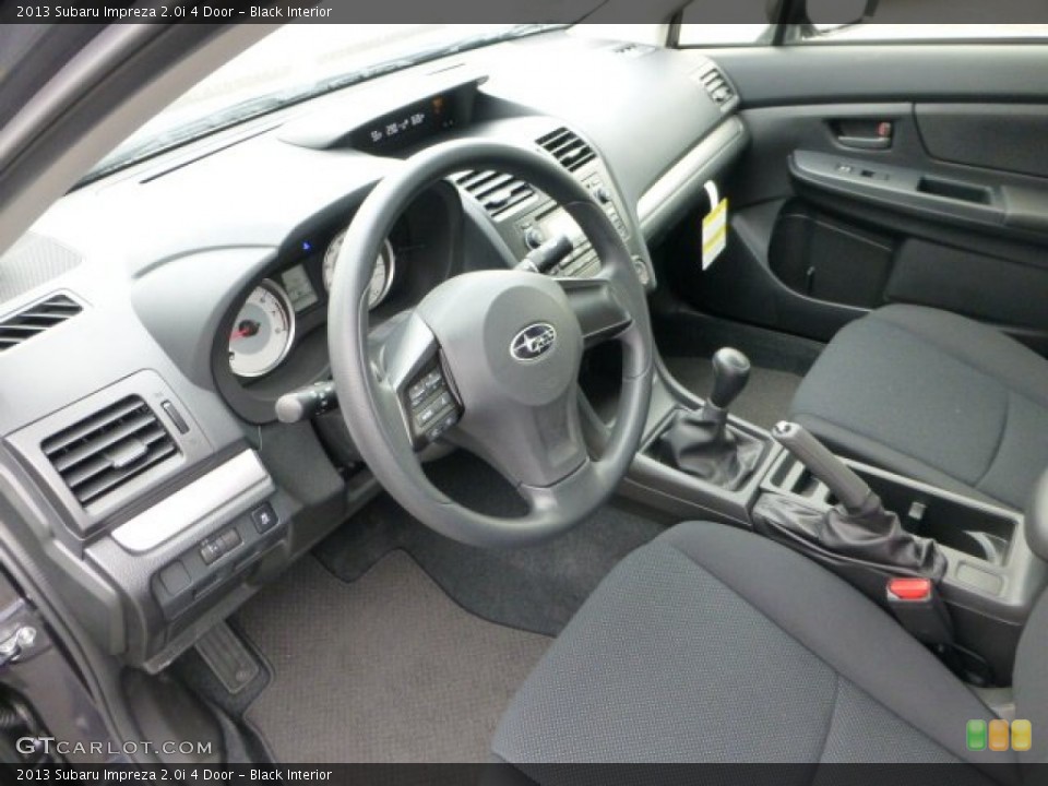 Black Interior Photo for the 2013 Subaru Impreza 2.0i 4 Door #72205990