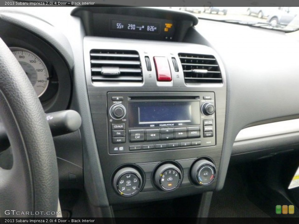 Black Interior Controls for the 2013 Subaru Impreza 2.0i 4 Door #72206051