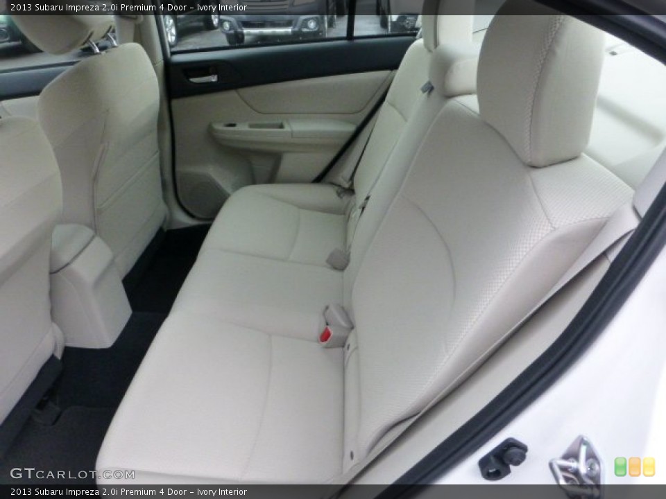 Ivory Interior Rear Seat for the 2013 Subaru Impreza 2.0i Premium 4 Door #72206339