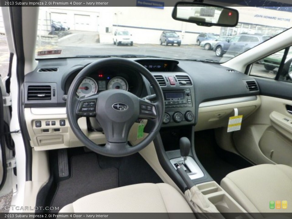 Ivory Interior Prime Interior for the 2013 Subaru Impreza 2.0i Premium 4 Door #72206363