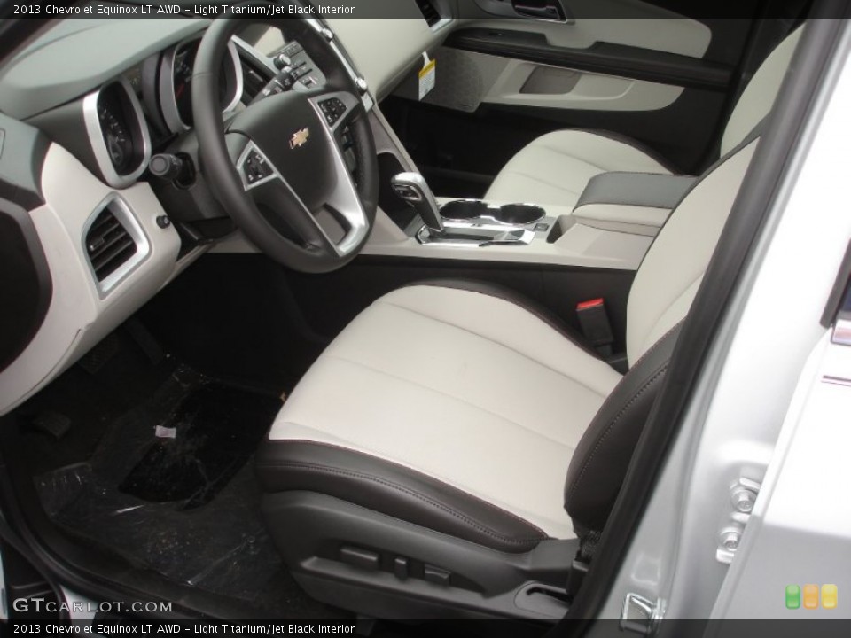 Light Titanium/Jet Black Interior Front Seat for the 2013 Chevrolet Equinox LT AWD #72207362