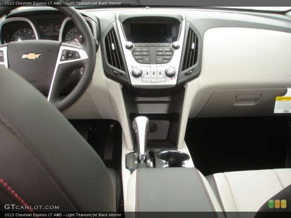 Light Titanium/Jet Black Interior Dashboard for the 2013 Chevrolet Equinox LT AWD #72207404