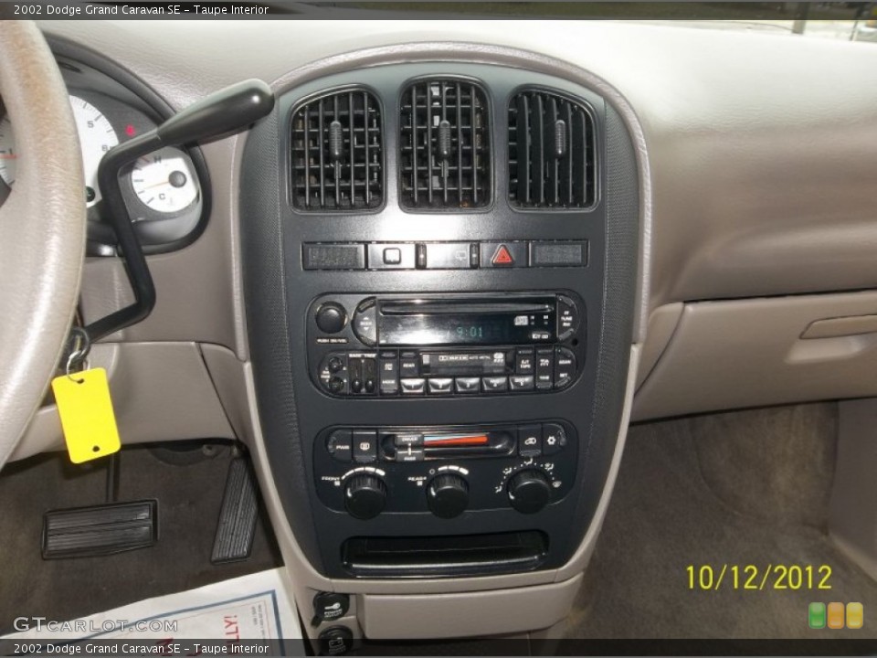 Taupe Interior Controls for the 2002 Dodge Grand Caravan SE #72207413