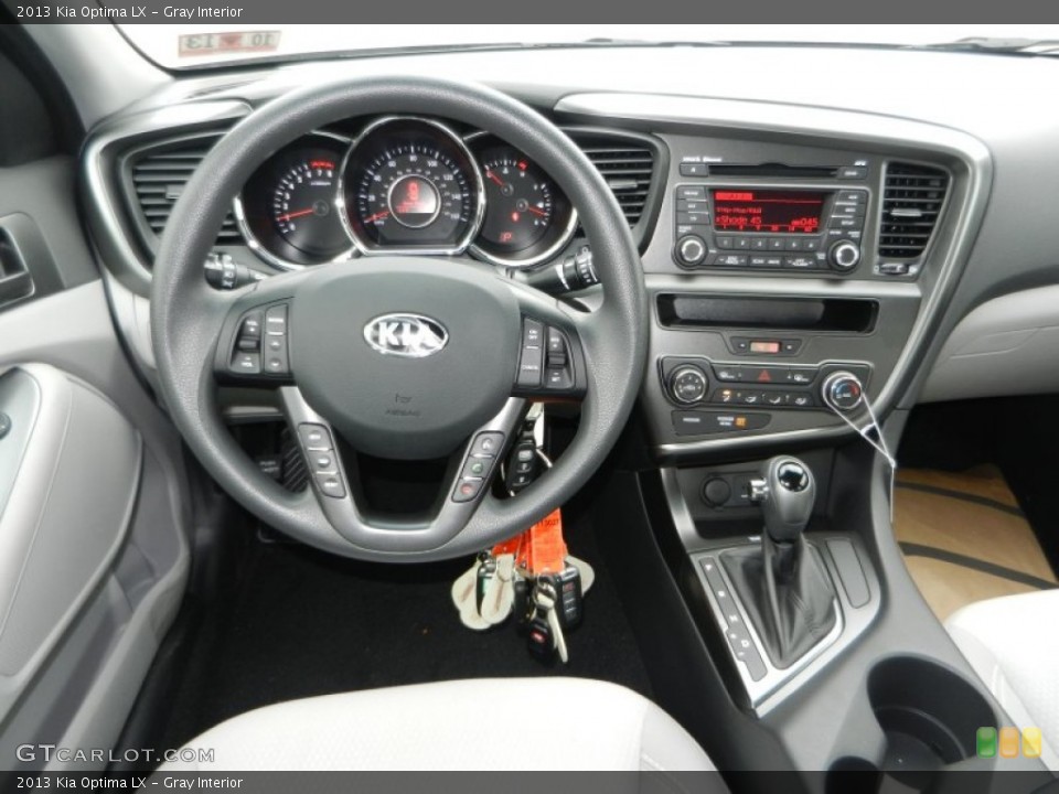 Gray Interior Dashboard for the 2013 Kia Optima LX #72207651