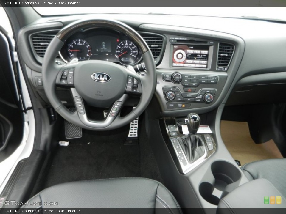 Black Interior Dashboard for the 2013 Kia Optima SX Limited #72208136