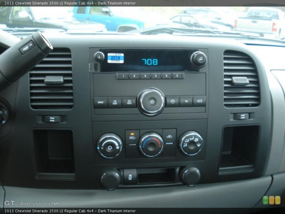 Dark Titanium Interior Controls for the 2013 Chevrolet Silverado 1500 LS Regular Cab 4x4 #72210137