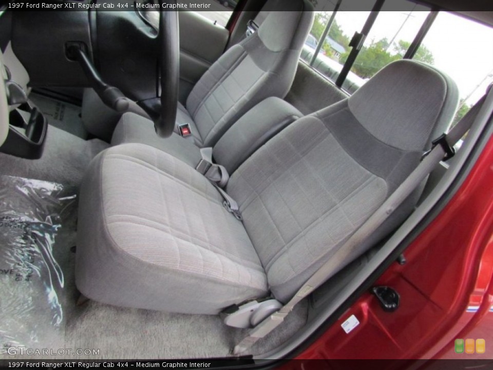 Medium Graphite Interior Front Seat for the 1997 Ford Ranger XLT Regular Cab 4x4 #72210526