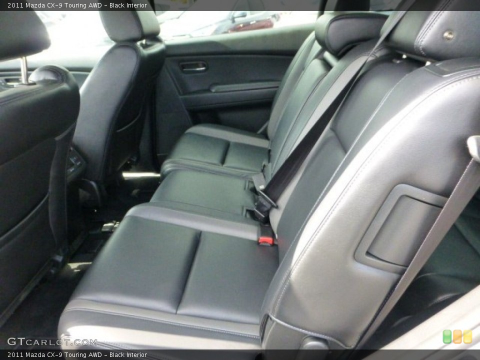 Black Interior Rear Seat for the 2011 Mazda CX-9 Touring AWD #72210580