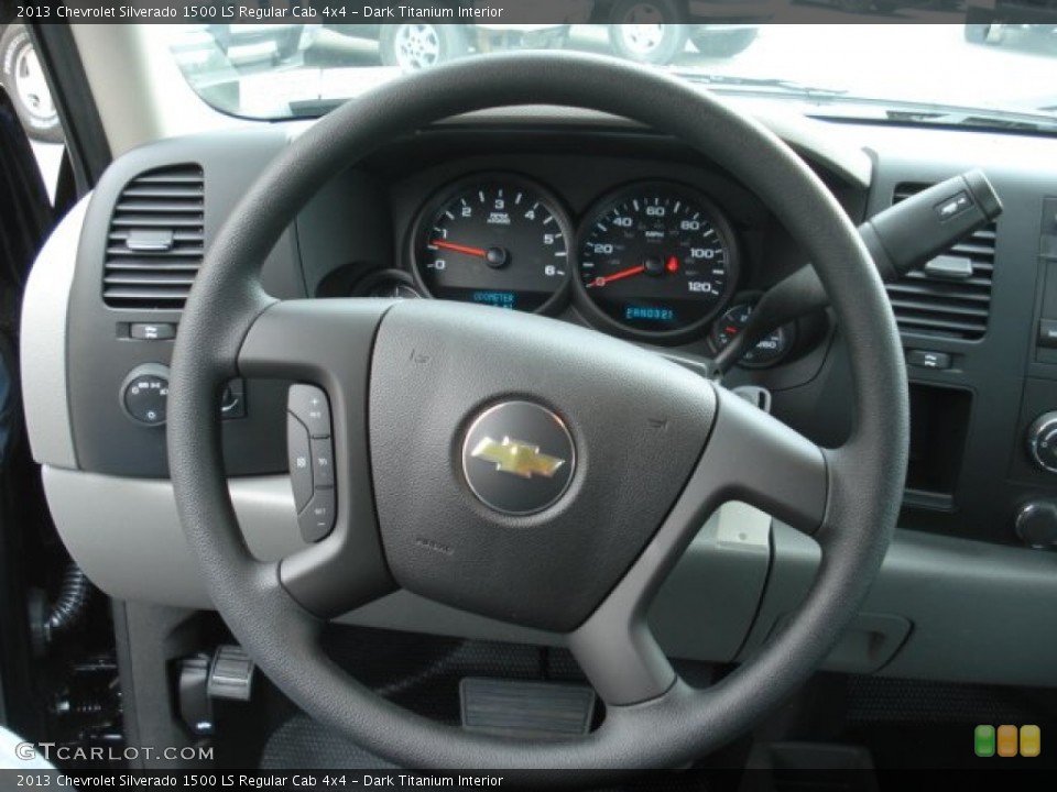 Dark Titanium Interior Steering Wheel for the 2013 Chevrolet Silverado 1500 LS Regular Cab 4x4 #72210593