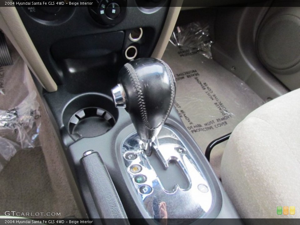 Beige Interior Transmission for the 2004 Hyundai Santa Fe GLS 4WD #72212084