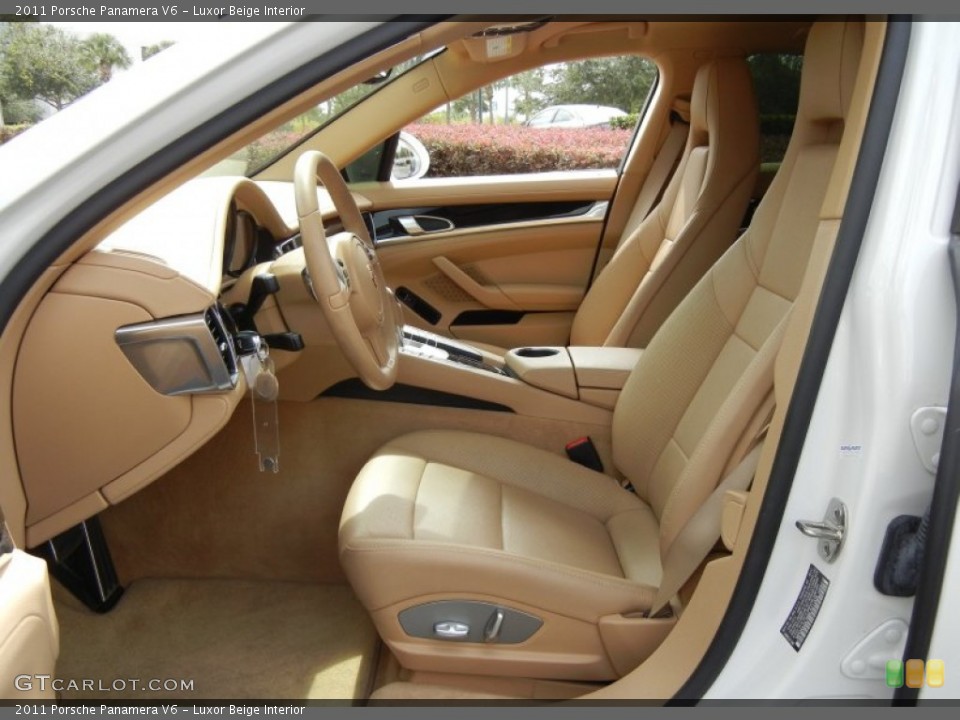 Luxor Beige Interior Front Seat for the 2011 Porsche Panamera V6 #72212588