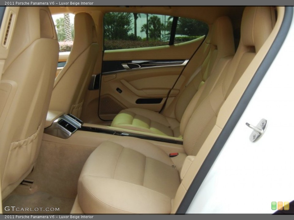 Luxor Beige Interior Rear Seat for the 2011 Porsche Panamera V6 #72212656