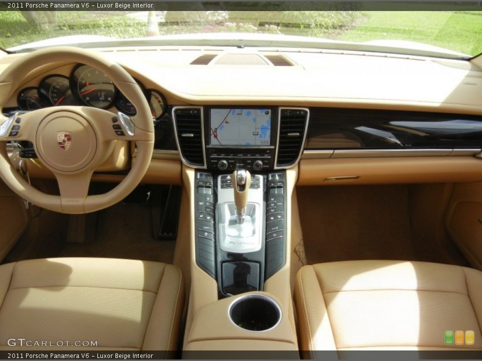 Luxor Beige Interior Dashboard for the 2011 Porsche Panamera V6 #72212768