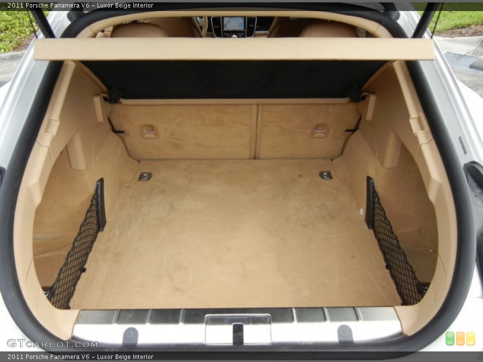 Luxor Beige Interior Trunk for the 2011 Porsche Panamera V6 #72212924