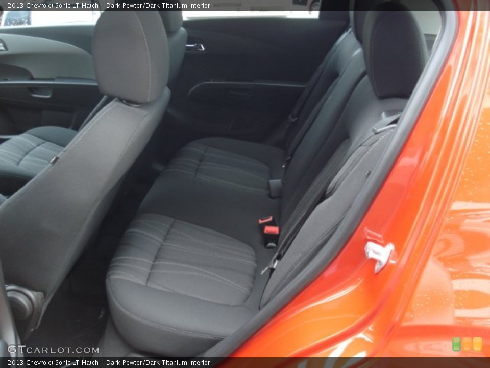 Dark Pewter/Dark Titanium Interior Rear Seat for the 2013 Chevrolet Sonic LT Hatch #72213701