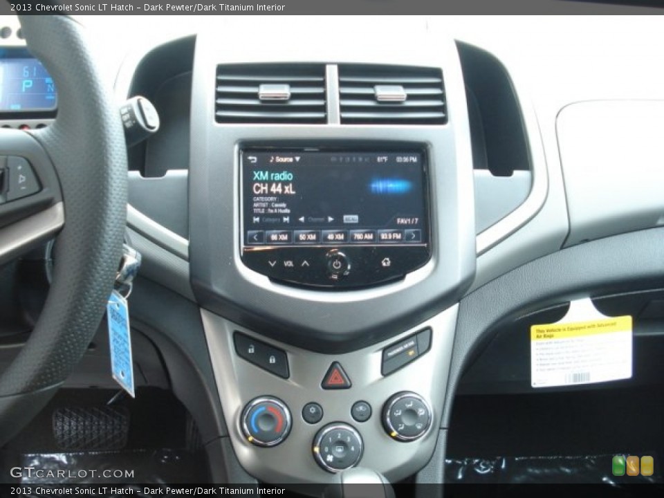 Dark Pewter/Dark Titanium Interior Controls for the 2013 Chevrolet Sonic LT Hatch #72213782