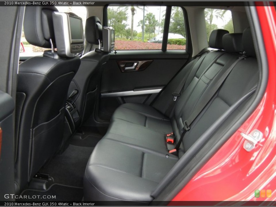 Black Interior Rear Seat for the 2010 Mercedes-Benz GLK 350 4Matic #72214187