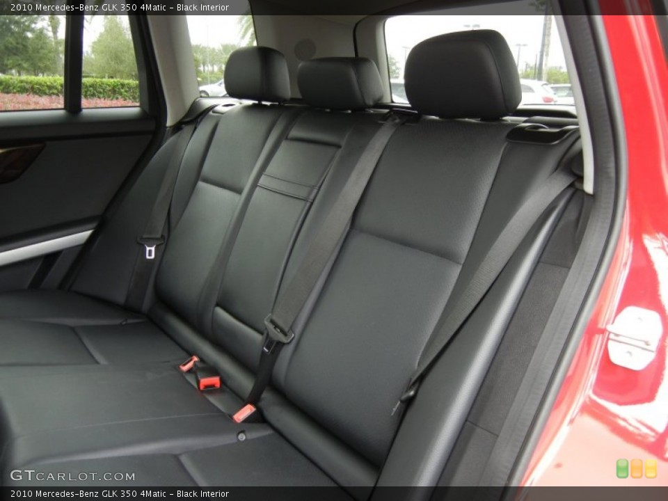 Black Interior Rear Seat for the 2010 Mercedes-Benz GLK 350 4Matic #72214217
