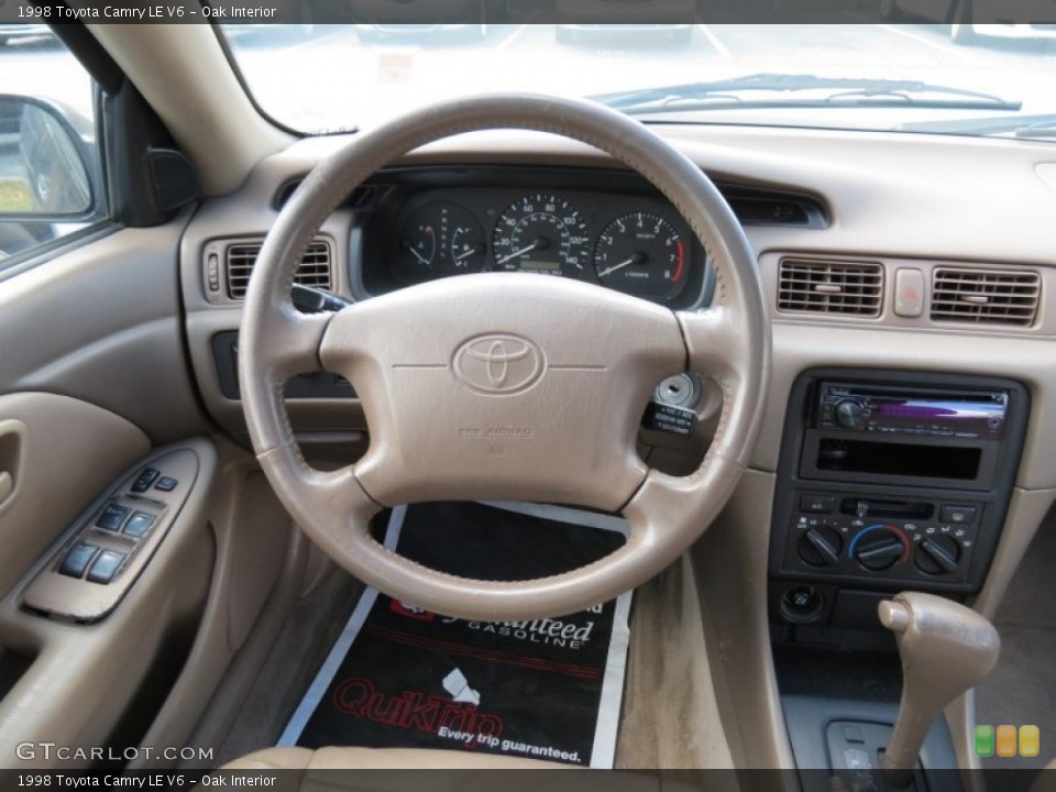 Oak Interior Steering Wheel For The 1998 Toyota Camry Le V6