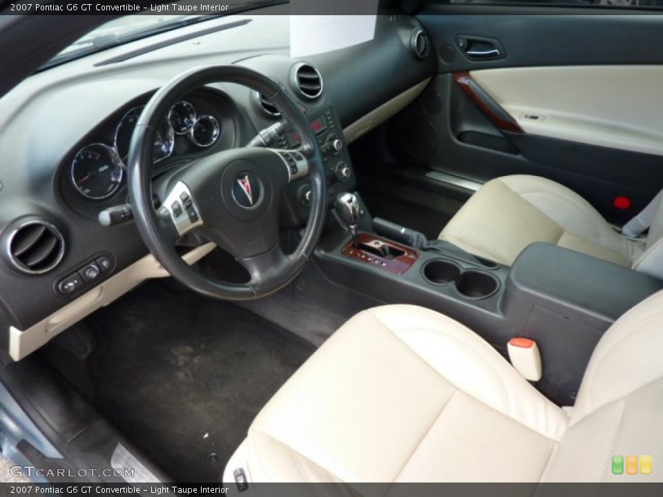 Light Taupe Interior Prime Interior for the 2007 Pontiac G6 GT Convertible #72214586