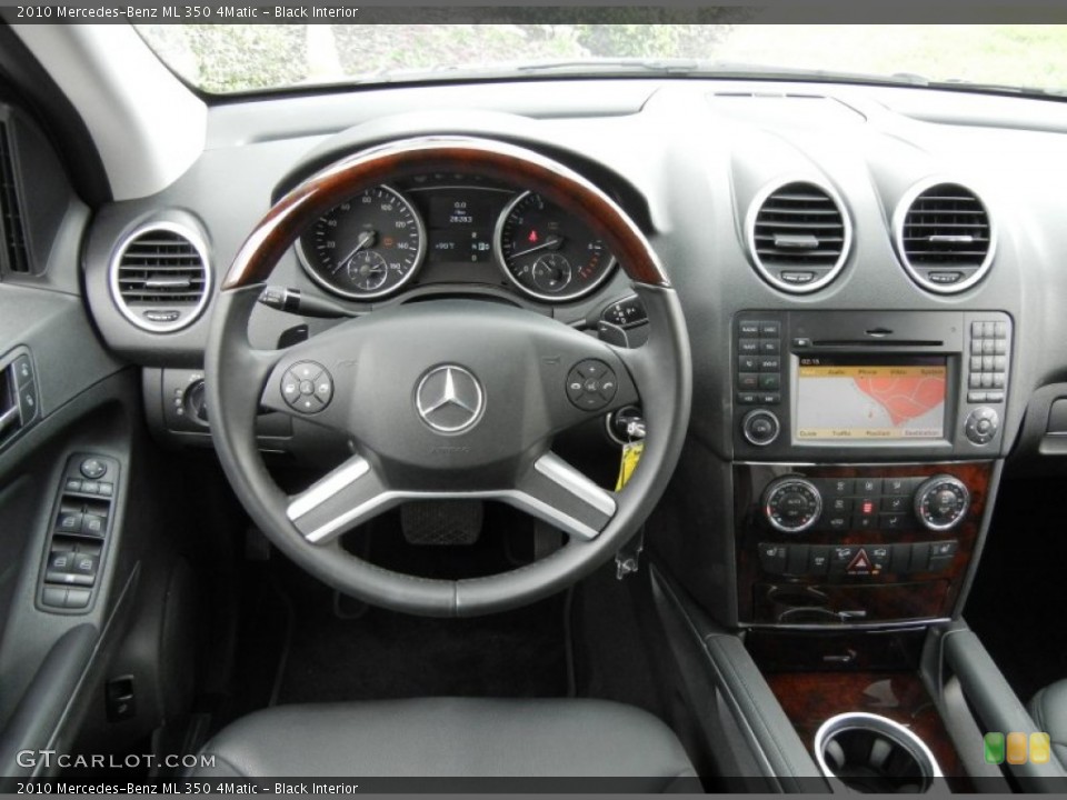 Black Interior Dashboard for the 2010 Mercedes-Benz ML 350 4Matic #72215054