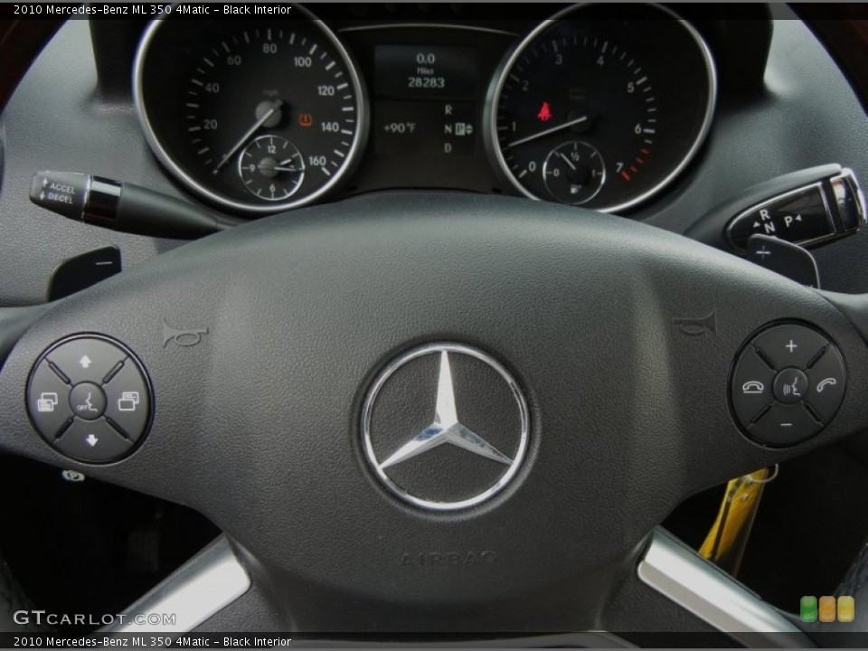 Black Interior Controls for the 2010 Mercedes-Benz ML 350 4Matic #72215147