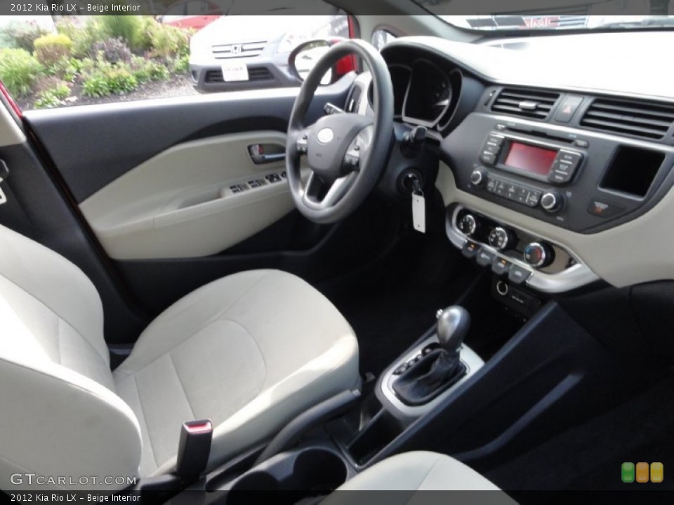 Beige Interior Photo for the 2012 Kia Rio LX #72217130